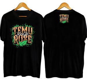 Kaos Psht Temu Rose Terate Katun Combed Lengan Pendek