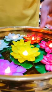 Artificial LED Lotus Flower/Decorative Lotus Light /Floating Lotus Light