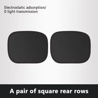 Summer Electrostatic Sun Visor for Car Side Window 4-Layer Sun Shade Curtains Anti-Glare UV-Blocker Auto Sun Protection Cover
