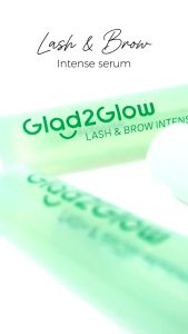 Glad2Glow 2in1 Eyelash & BROW INTENSE SERUM Eyelash -Serum Penumbuh Bulu Mata dan Alis BPOM ORIGINAL