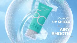 Wardah UV Shield Airy Smooth Sunscreen Serum SPF50 PA++++ 40ml / Sunscreen Wardah Non Alkohol Halal / Violet Cosmetics
