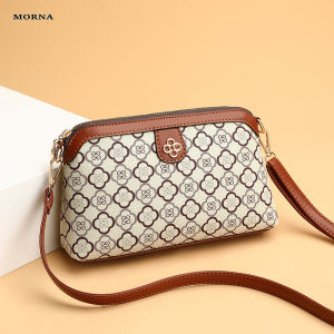 MORNA High Quality PU Leather Women Small Crossbody Shoulder Bags Luxury Handbag Lady Messenger Bag Simple Shell Phone Satchels