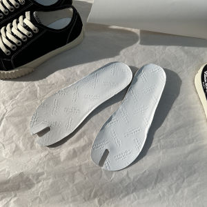 Giày Vải Margiela Tabi Giày Đế Dày Bằng Cao Su Da Thật Thay Đổi Kích Thước Đệm Lót Giày Thay Đổi Kích Thước