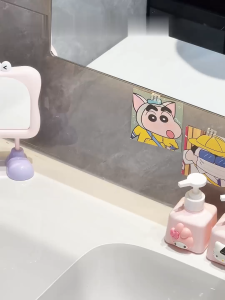 BabyShop-C1366 Rak Kosmetik Bulat Aesthetic Tempat Make Up / Rak Penyimpanan Kosmetik Laci Desk