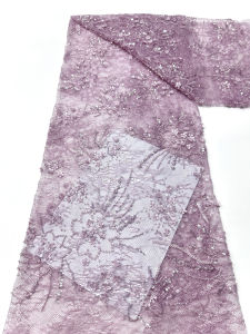 Pretty Nice Fabric 2026 High Quality 5 Yards Handmade Embroidery Net Lace White Beads With Sequins For Party Evening Dresses