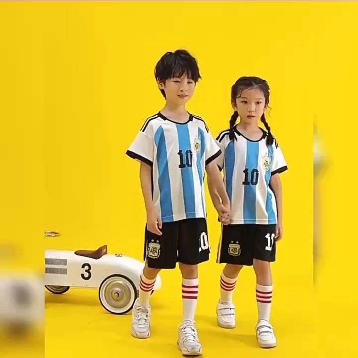 MRMART good quality soccer sports jersey set kids football jersey