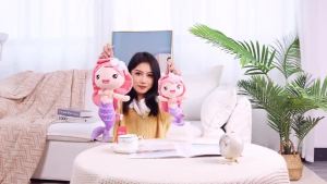 310JOJO CASTLE High Quality Little Mermaid Princess Doll plush Toy Stuffed Fairy Tale Mermaid Stuffed baby Sleeping toys for Girl Birthday gift