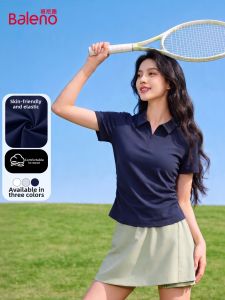 BALENO | Slim Fit Short Womens Polo Shirt Blue