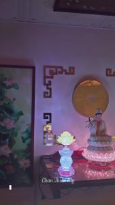 Hào Quang Cơ Viền Led Neon Cao Cấp CHÂN THIỆN MỸ Treo Phòng Thờ Trang Trí Bàn Thờ CHQCN - 01