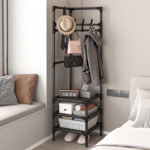 Corner Light Luxury Easy-Assembly Indoor Clothes Rack