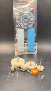 เคเจไขปลาวาฬชุดคิสชนิดขัดละเอียด(ขัดเงา)ขัดหยาบ(ปัดเงา)พร้อมลูกผ้าขนแกะขัดปัดเงา ผลิตภัณฑ์ขัดและตกแต่งชิ้นงานโลหะเพื่อให้ชิ้นงานเกิดความเงา เหมาะสำหรับขัดโลหะเท่านั้น