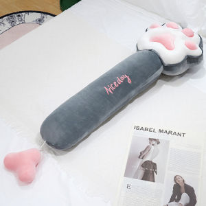 Cats Paw Bench Pillow Long Pillow Girls Side Sleep Leg-Supporting Sleep Dedicated Fantastic Net Bedside Cushion Boys Style Removable Washable