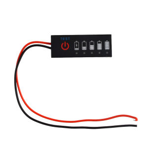 Aideepen | 1S-7S Lithium Battery Pack Power Monitor Battery Level Indicator LED Display with Anti-reverse Connection Protection Function