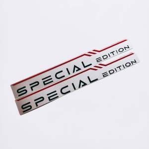 Cặp Tem chữ Special Edition trang trí xe máy