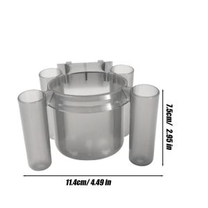 2Pcs Wall-Mounted Bathroom Toothbrush Holder No Drilling Required Drainage Rack For Toothpaste Home Toiletries Organiser