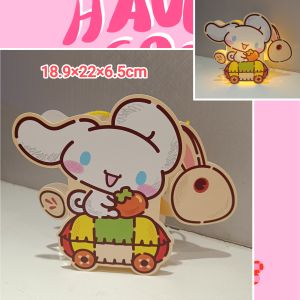 Sanrio Kitty Meow Cat Big Ear Dog 3D Projection Cartoon Lantern Hong Kong Version Plastic Medium Size Festival Celebration Gift