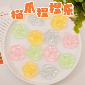 1pc Squishy Ice Cube Fidget Toy Stress Ball Squeeze Juguetes Divertidos Party Favors 解压冰块捏捏乐(615)