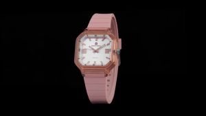 Naviforce | NAVIFORCE Womens High Quality Fashion Simple Luminous Pointer Display Watch Quartz Watch Acrylic Watch Mirror Silicone Strap