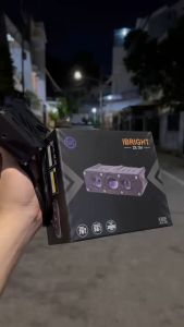 IBIRGHT ZE3M - Lampu Tembak 3 Mata Cahaya Biled Laser High Beam Blue Lens