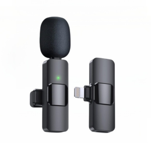 Wireless Lavalier Microphone Audio Video Recording Mini Mic For iPhone Android Laptop Live Gaming Mobile Phone Microphone