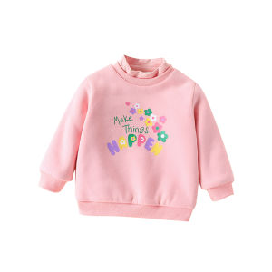 Hamqi | Áo Hoodie In Hình Mới Cho Bé Gái Mùa Thu Đông Ấm Áp