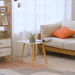 Yali Home Center Table Wood Coffee Table Square and Round table living and dining small Wood table #CT11B