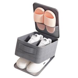 ETRAVEL | Waterproof Portable Travel Shoe and Clothing Organizer Bag Double Layer