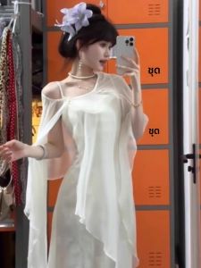 เสื้อคลุมแขนยาวผ้าไหมน้ำแข็งสไตล์จีนใหม่สำหรับผู้หญิง เสื้อคลุมกันแดดฤดูร้อน ทรงหลวม แขนยาว ปกติ สีสันสดใส เสื้อเชิ้ต