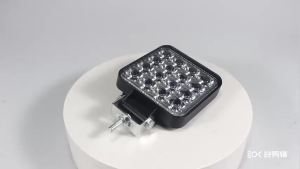 1pcs 48W Car LED Bar Worklight MINI 16SMD Round Square Work Light 12V Auto Light Fog Lamp off Road for ATV SUV Spotlight