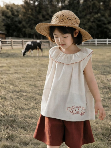 YOEHYAUL | Light and Breathable Girls Shirt Cotton