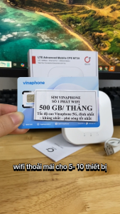 SIM 5G Vinaphone Data Khủng U1500 - CÓ 500GB Tốc Độ Cao Trong 1 Tháng (~17GB/Ngày) Chuyên Dùng Phát Wifi Livetream | FREESHIP - CHƯA KÍCH HOẠT