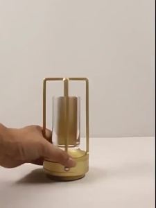 Rechargeable Crystal Lamp Bedside Table Bedroom LED Touch Table Lamp Restaurant Decoration Atmosphere Night Light