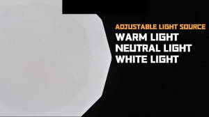 AIMO Nordic minimalist design diamond Tri color ceiling light living room bedroom corridor main light eye protection ceiling light