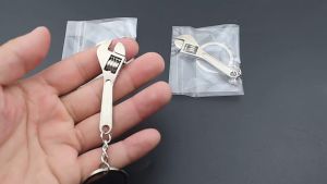 Creative Mini Tool Keychain Wrench Pliers Metal Car Keychain Motorcycle Pendant Male Gift