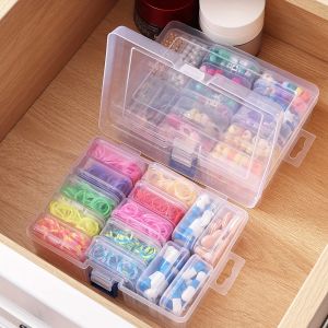 14pcs in 1 Set Beaded Storage Box Nail Art Jewelry Earring Seed Beads Storage Bottle DIY Diamond Painting Rhinestone Craft