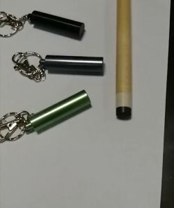 Snooker Pool Tip Cue Tapper Billiard Cue Stick Tip Tool With KeyChain Snooker Repair Accessories