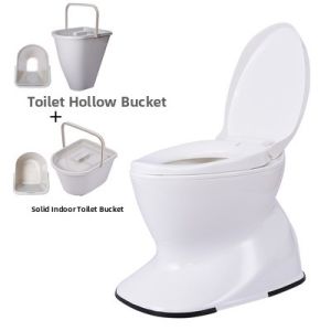 Portable Seniors Toilet Chair Urinal Simple Stool to Sit Toilet Portable Urinal for Pregnant Women And Elderly People