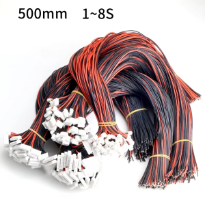 10Pcs 1-8S 50cm 22AWG Silicone RC Model Lipo Battery Balancer Charger Plug Wire Connector 2.54mm JST-XH Cable IMAX B6