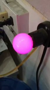 Combo 10 bóng led đổi màu RGB 3w