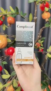 Serum sáng da mờ thâm nám Vitamin C 20% COMPLIMENT (Nga) 27ML