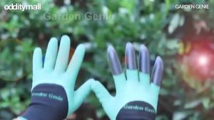 Sarung Tangan Taman Menggali Tanah Berkebun Pertanian Dengan Cakar Bahan Karet Spandex Anti Slip