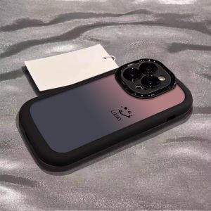 JIFANPAUL | Gradient Smiling Anti-shock iPhone Case Full Coverage