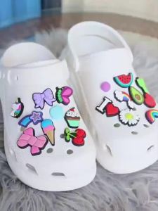 cross jibbitz charm Shoe Buckle LINE FRIENDS Cartoon Cute Shoe Accessories