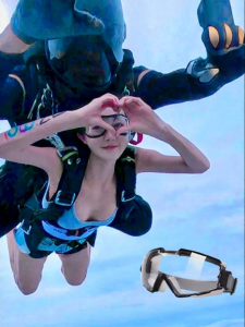 Windproof Anti-fog Impact Resistant Skydiving Goggles
