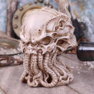 Cthulhu Cthulhu Mythos Statue Octopus Skull Resin Decorations Cold Night Halloween Decoration Props
