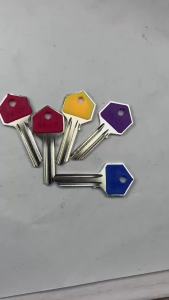 5Pcs/lot  Universal Colored-Handle Key Blanks Replacement Keys Suitable for Home Door Lock