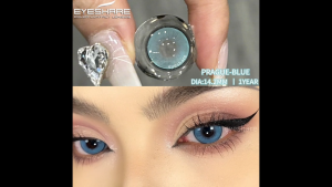 Eyeshare PRAGUE Softlens Blue Lensa Kontak Warna Bigeyes 14.2MM Softlense