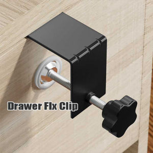 Stainless Steel Drawer Fixing Clips Drawer Quick Fixing Panel Drawer Front Installation Clamps