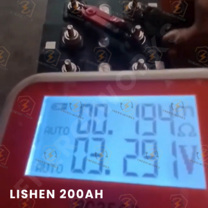 Lishen 200AH 3.2V Prismatic LiFePO4 Battery for RVs Marine & Power Generation with Explosion-Proof Valve and Busbar