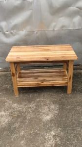 MAITHAI  ชั้นวางทีวีไม้สัก ขนาด 50*80*52 ซม. ชั้นวางในครัว โต๊ะวางทีวี โต๊ะวางในครัว โต๊ะวางเตาแก๊ส